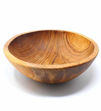 Rustic Olive Wood Bowl